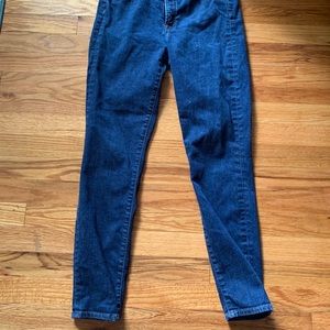 J. Crew high rise toothpick skinny jeans